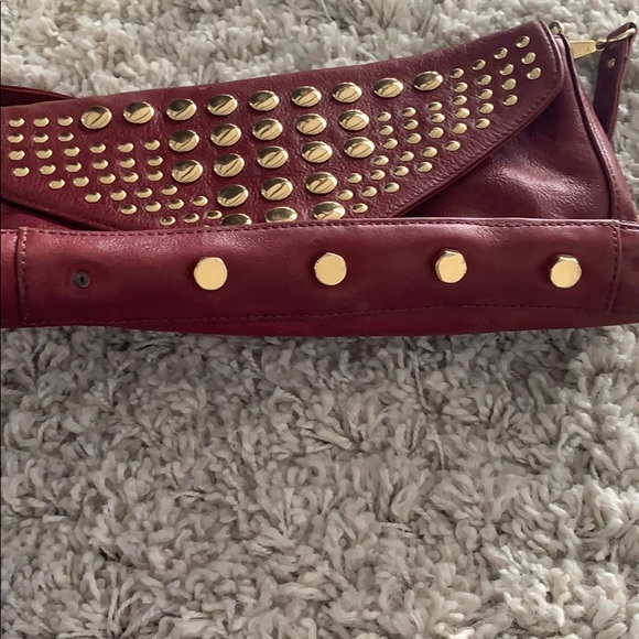 Rebecca Minkoff envelope purse, burgundy - Picture 3 of 7